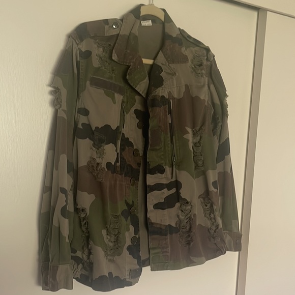 Camo distressed jacket - Picture 2 of 11